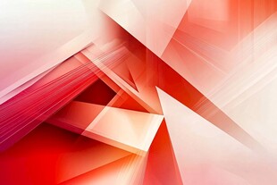 红色几何抽象动感背景图