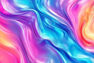梦幻炫彩流体背景图案
