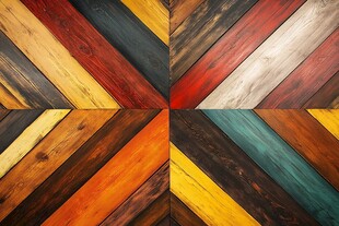 多彩拼色木纹背景图案