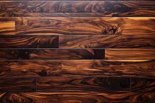 深色木纹地板纹理特写