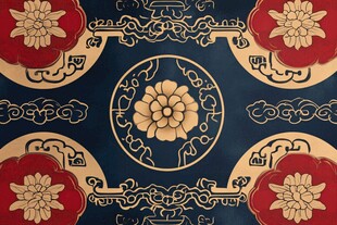 中式古典花纹图案设计