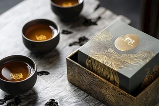 精致茶品与茶具的优雅组合