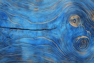 蓝色木纹纹理特写