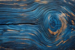蓝色木纹纹理特写