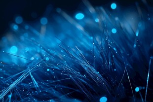 梦幻蓝光光纤微观世界