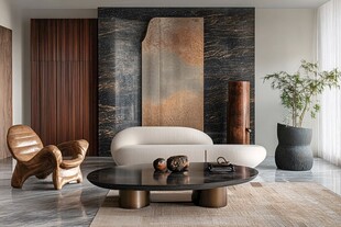 现代时尚客厅家居美学展示