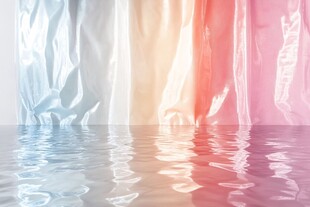 梦幻渐变波纹背景纹理