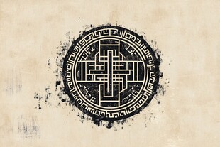 神秘古老图腾图案设计