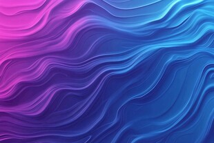 梦幻渐变波浪背景图