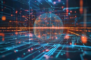 科技感十足的虚拟数字世界