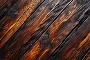 深棕木纹木板纹理特写