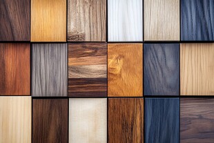多样木纹板材展示