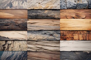 多样材质纹理拼接图