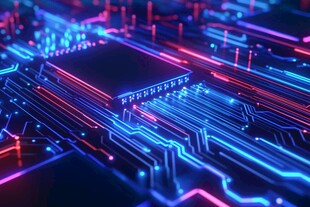 炫彩科技芯片电路板画面