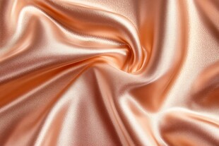 柔滑桃色绸缎纹理特写