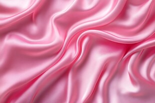 粉色丝绸布料纹理特写