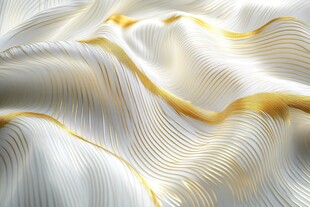 1 金纹白绸优雅质感纹理