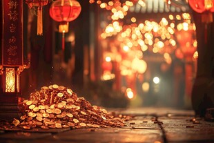 古巷金堆 灯笼映出福运