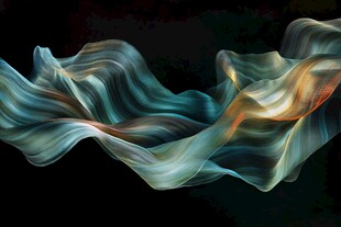 梦幻流动色彩抽象艺术图形