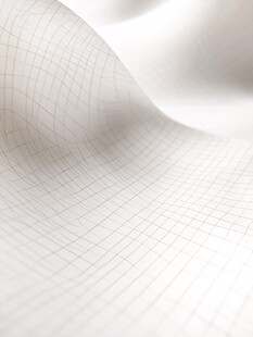 方格纸的优美卷曲纹理