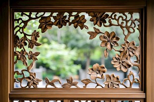 中式雕花窗棂 尽显古韵