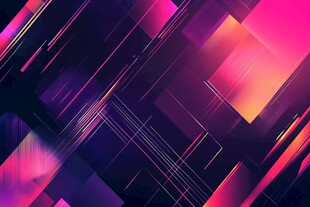 炫彩几何线条科技风背景