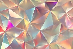 炫彩多边形几何图案背景