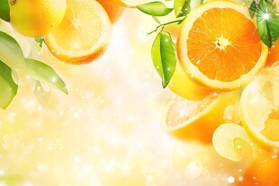 阳光鲜橙 清新果香四溢