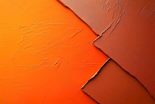 橙棕撞色纹理艺术背景