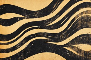 复古波浪纹理背景图案