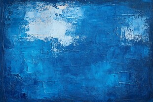 蓝色抽象艺术纹理画作