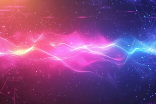 梦幻炫彩科技光效背景图