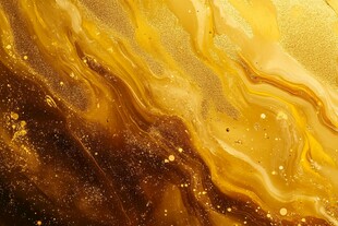金色流体艺术纹理背景