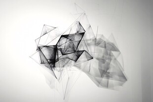 抽象几何线条艺术图形