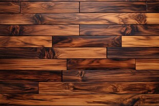 深棕木纹木地板纹理特写