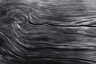 黑色木纹纹理特写