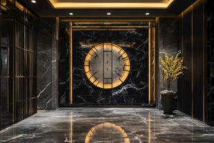 奢华大理石玄关空间设计