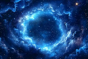 梦幻星空漩涡宇宙美景