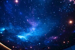 梦幻星空夜景图