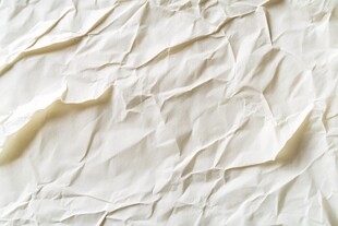 皱巴巴的白色纸张纹理