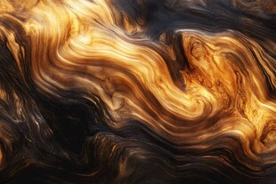 流动金棕纹理抽象艺术画面