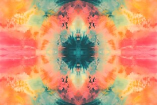 绚丽多彩的对称抽象图案