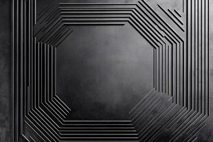 黑色几何线条抽象背景图