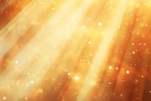 金色光芒闪耀梦幻背景