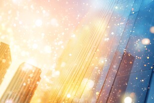 城市梦幻光影背景画面