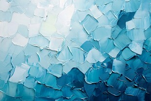 蓝调碎块艺术纹理背景