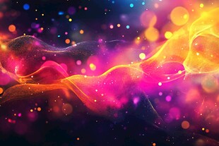 梦幻炫彩光影背景图