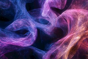 梦幻星云色彩流动画面