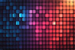 炫彩方块背景图案