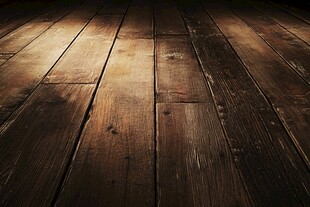 复古木质地板光影效果